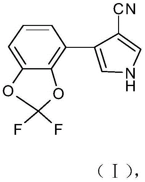 Synthesis of 4-(2,2-difluoro-1,3-benzodioxol-4-yl)pyrrole-3-carbonitrile