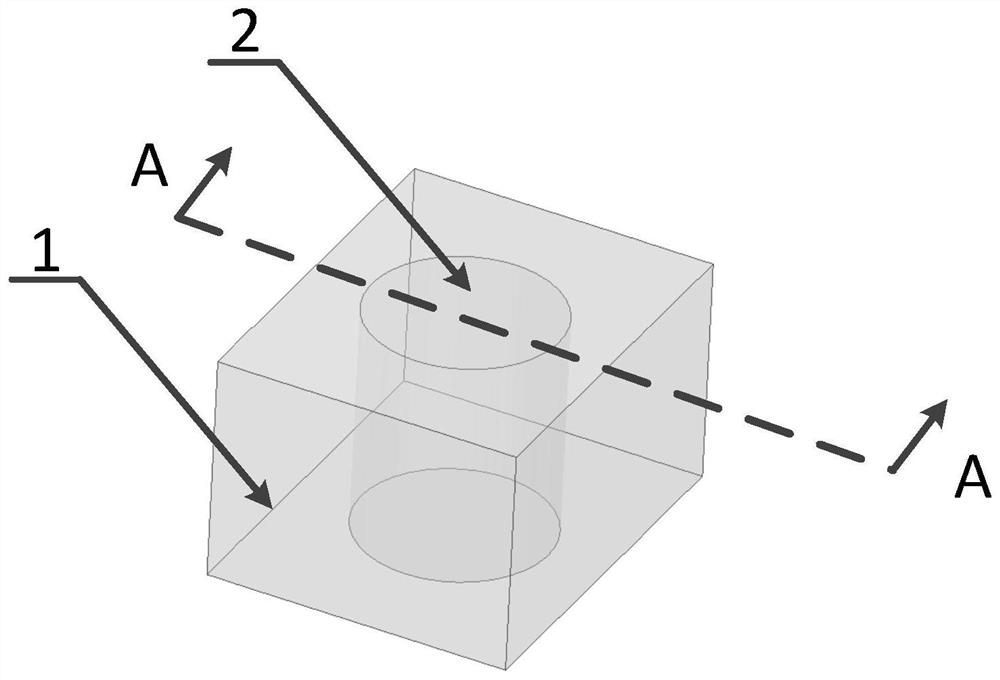 Dielectric filter with mixed dielectric resonator