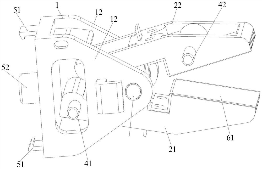 Lithium battery clamping mechanism with accurate clamping force