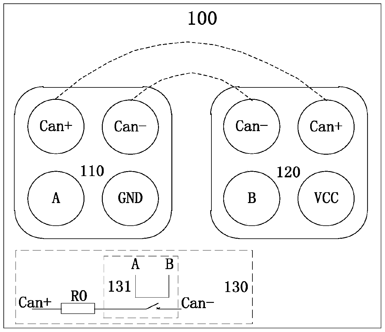 CAN expander and CAN network bus system