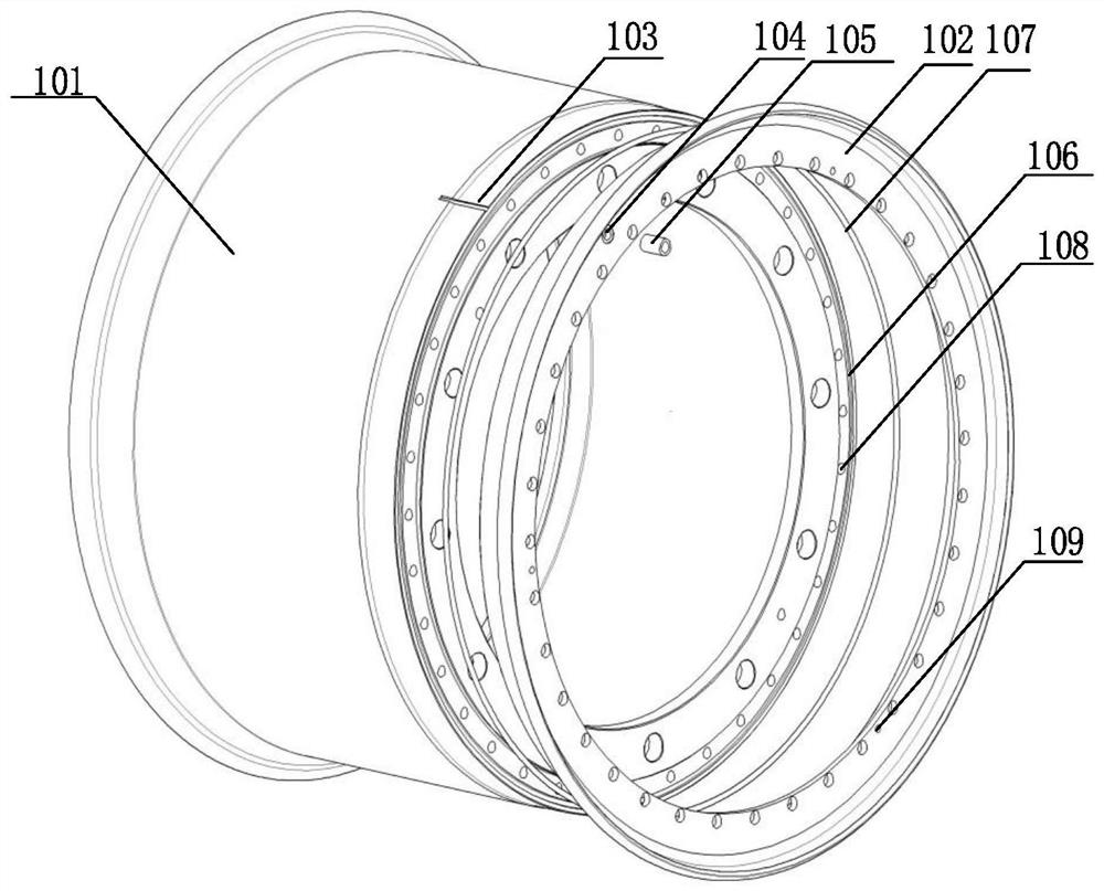 Wide-base wheel, wide-base wheel assembly and electric vehicle