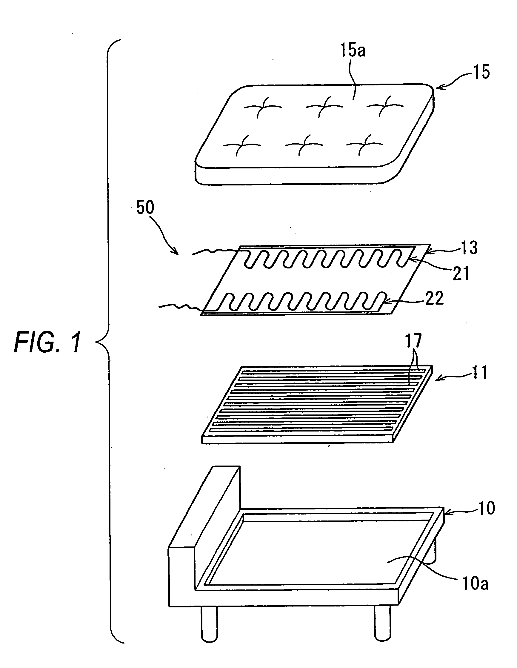 Sleeping device and sleeper 's in-bed state detection method