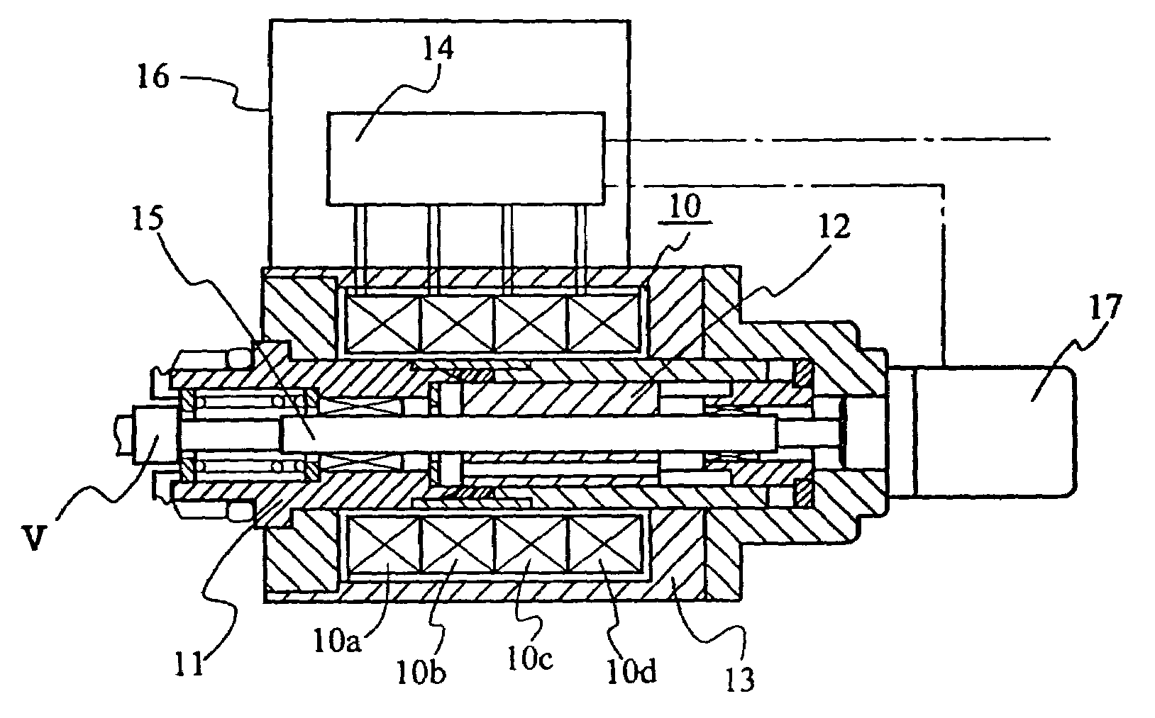 Electromagnetic operating device