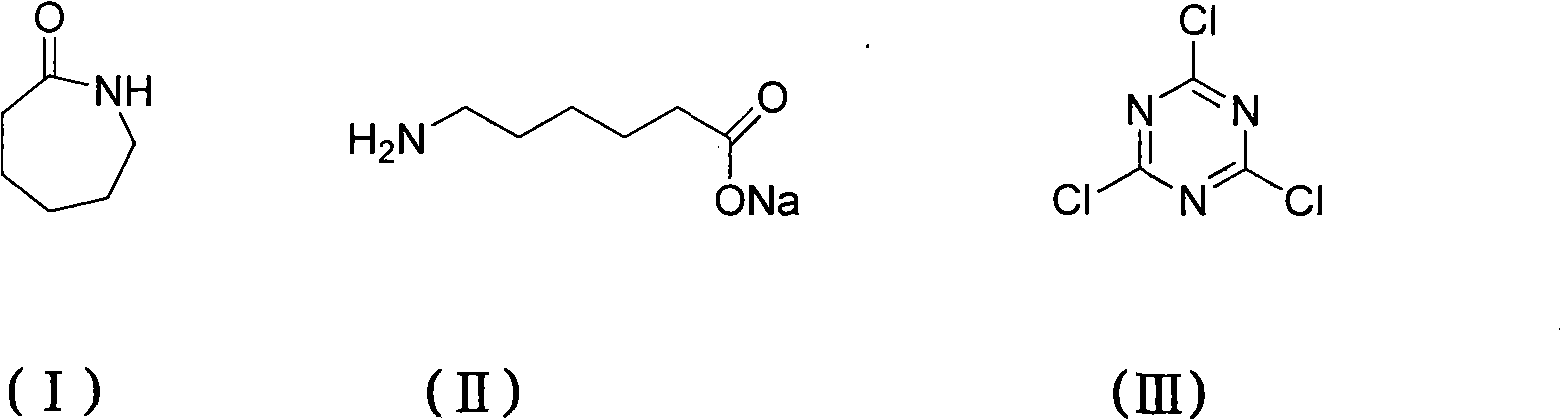 Method for preparing 2,4,6-tri(amino caproyl)-1,3,5-triazine