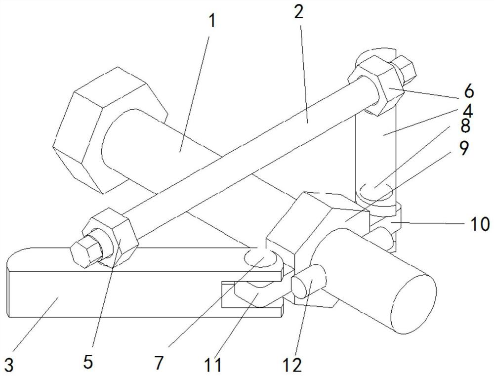 Pipeline fastening device and method