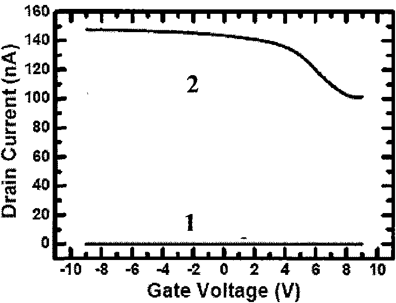 Field effect transistor device using carbon nano tube as electrode and preparation method thereof