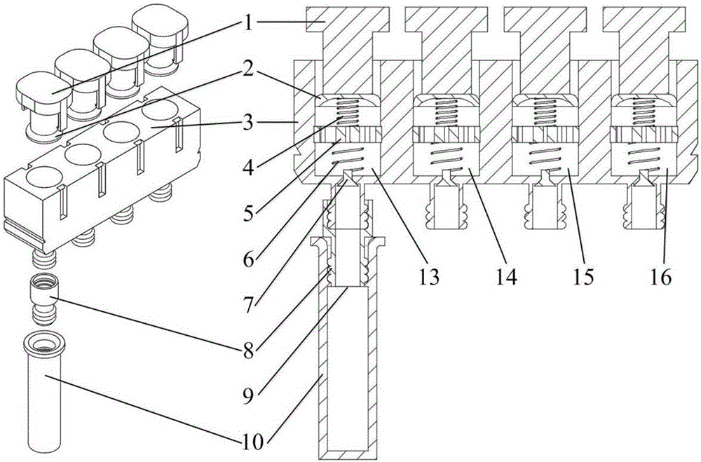 Portable device for nucleic acid extraction and gene amplification