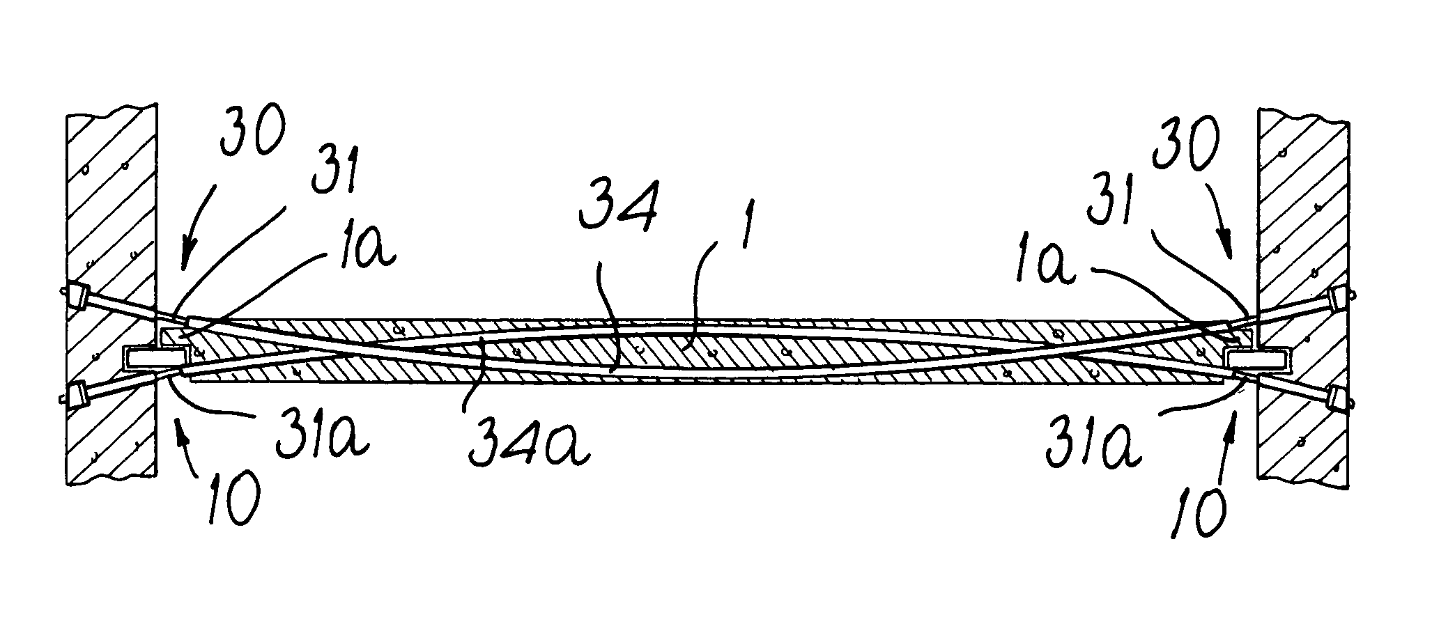 Device for connecting a beam to pillars or similar supporting structural elements for erecting buildings
