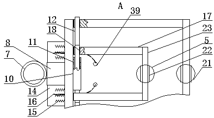 An anti-jamming basketball stand