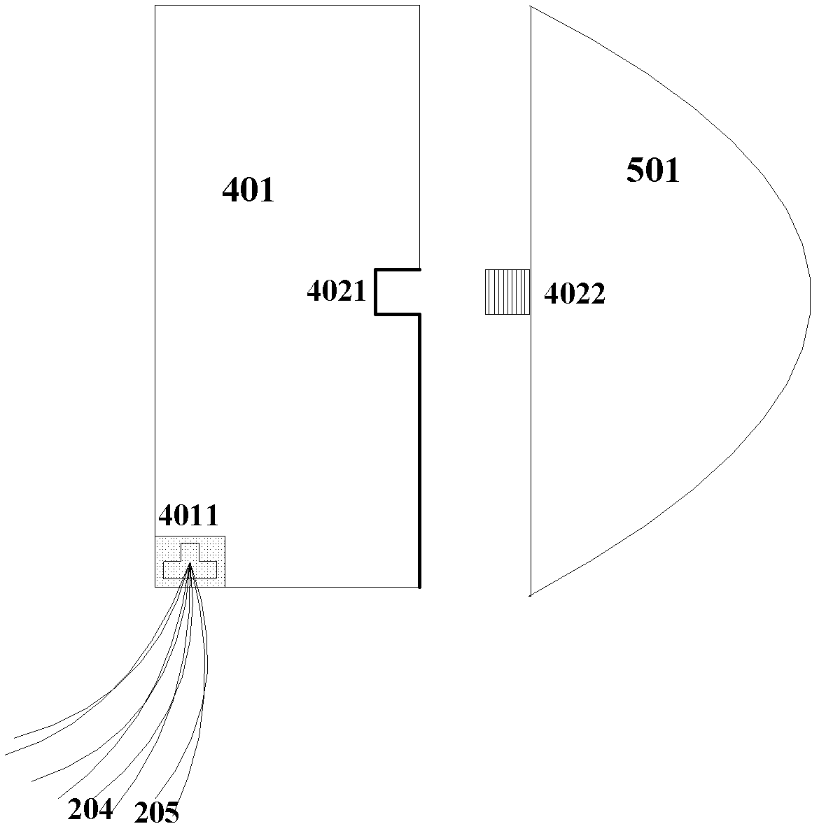 Indoor coverage radio-frequency communication system