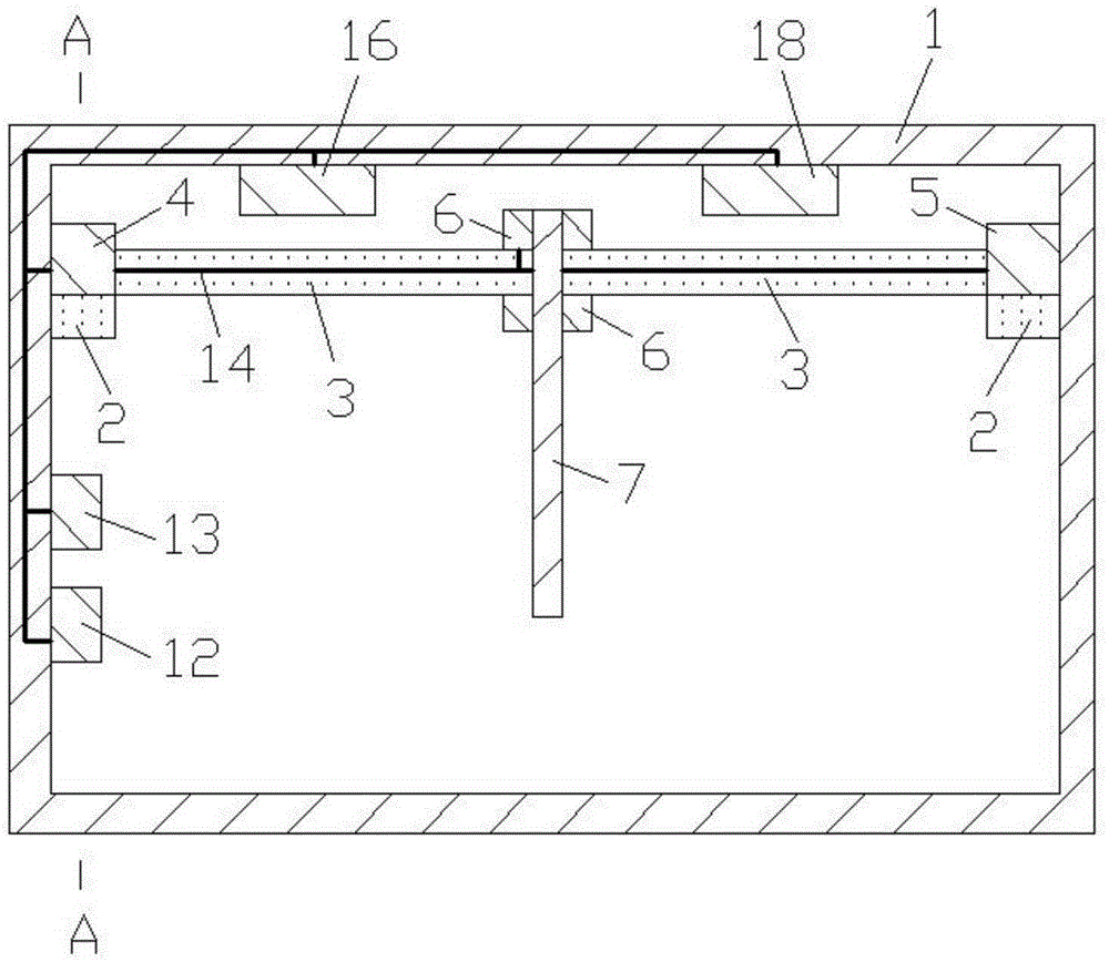 Load-bearing chain four-direction moving device