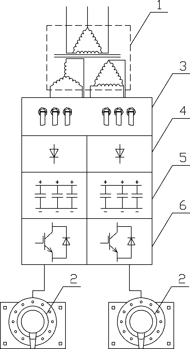 Double-furnace alternate continuous smelting system