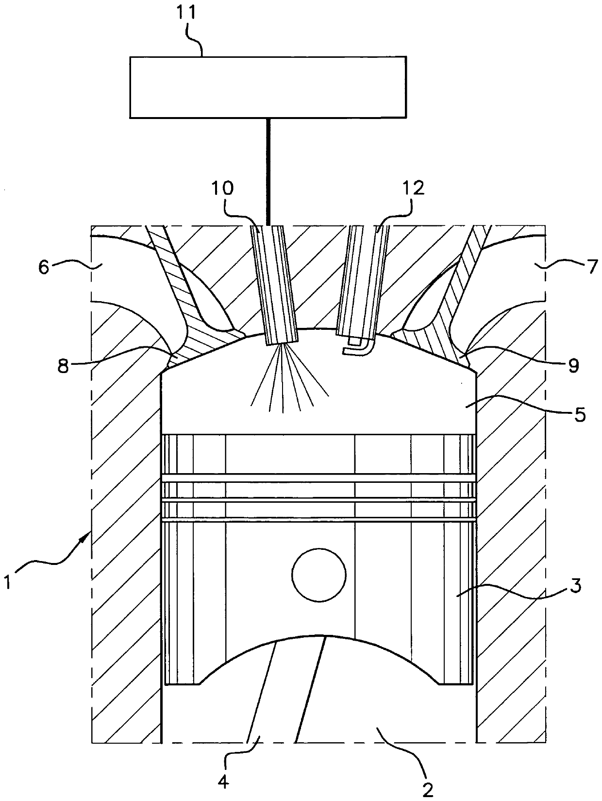 Method for cleaning injectors of a direct-injection controlled-ignition engine