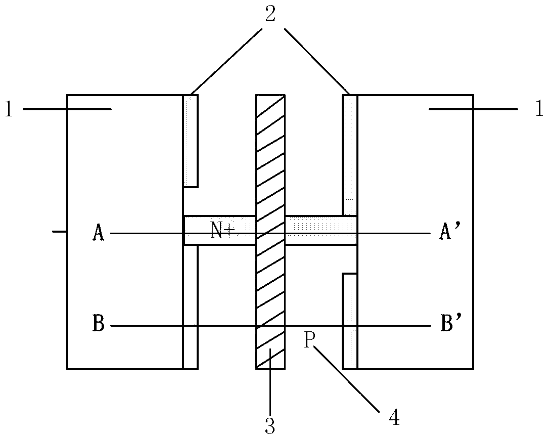 Insulated gate bipolar transistor (IGBT) device with positive temperature coefficient emitter ballast resistance