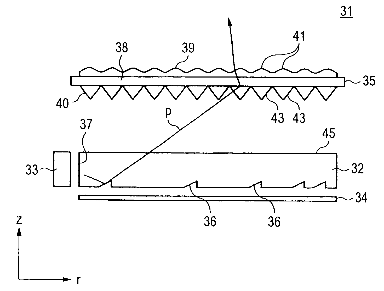Surface light source device, diffusion plate and liquid crystal display device