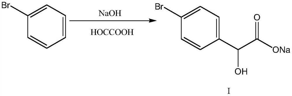 Synthesis method and application of 2, 2, 2 (4-bromophenyl)-2-hydroxyacetic acid