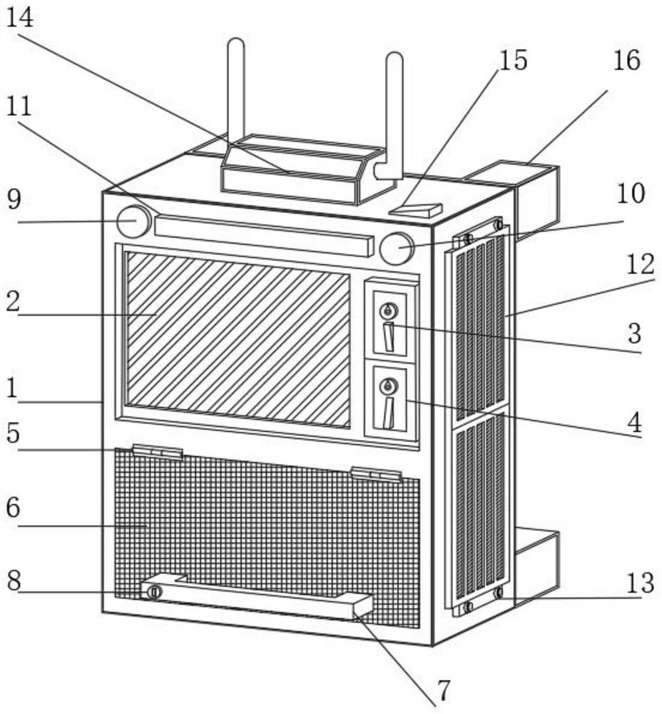 Automatic temperature control device of ground source heat pump