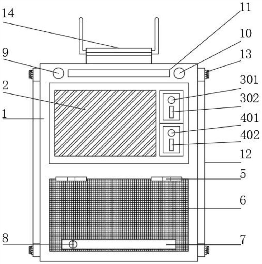 Automatic temperature control device of ground source heat pump