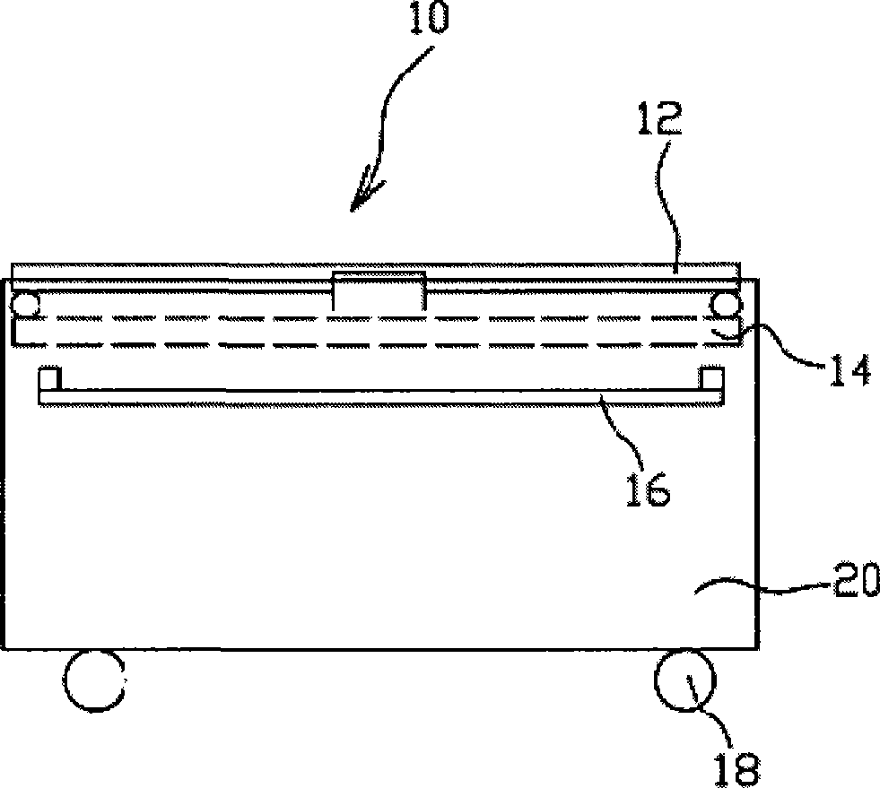 Gantry type light shield cleaning device