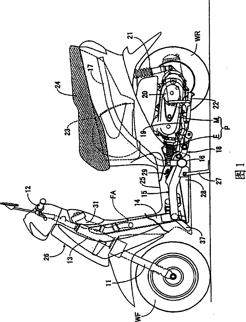 Fuel supply structure for small-type vehicle