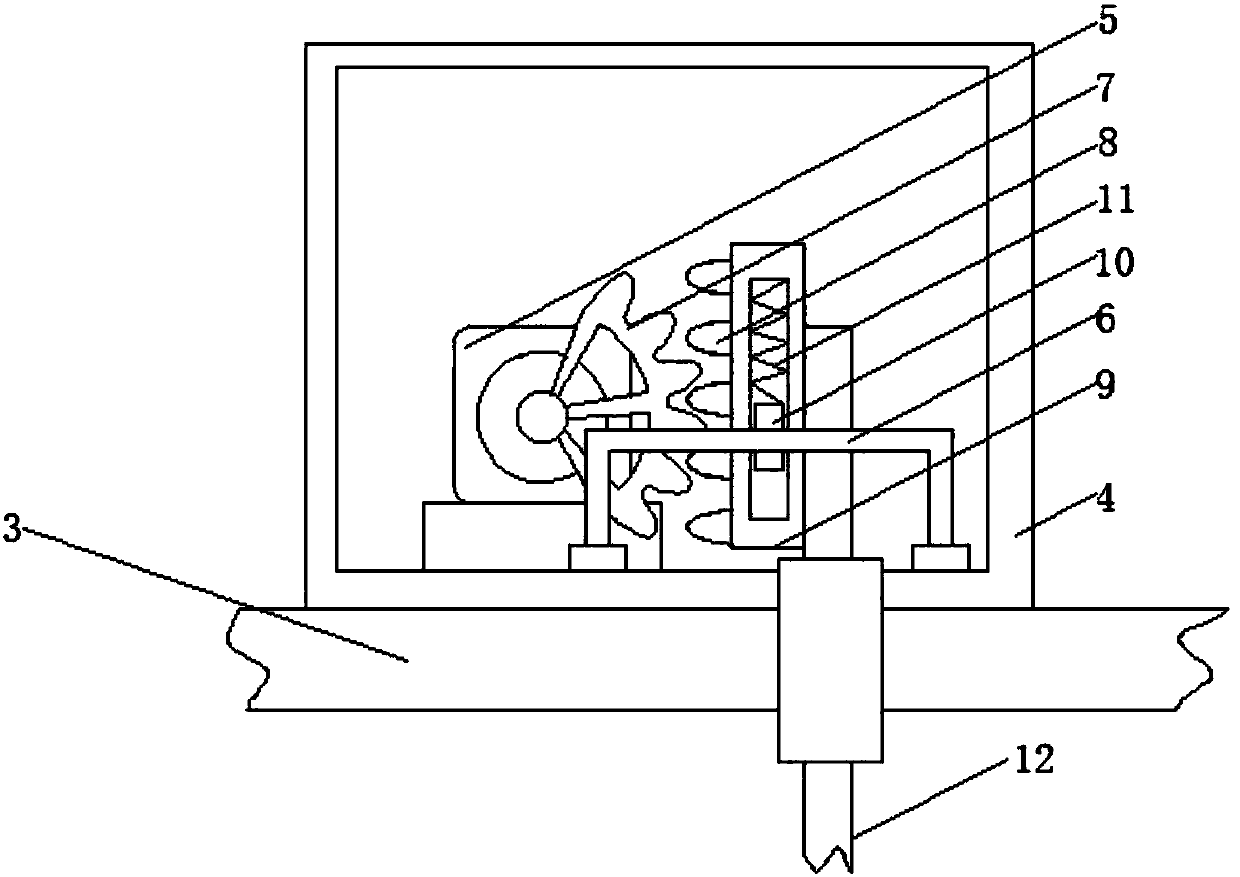 Cloth printing and dyeing device for clothing production