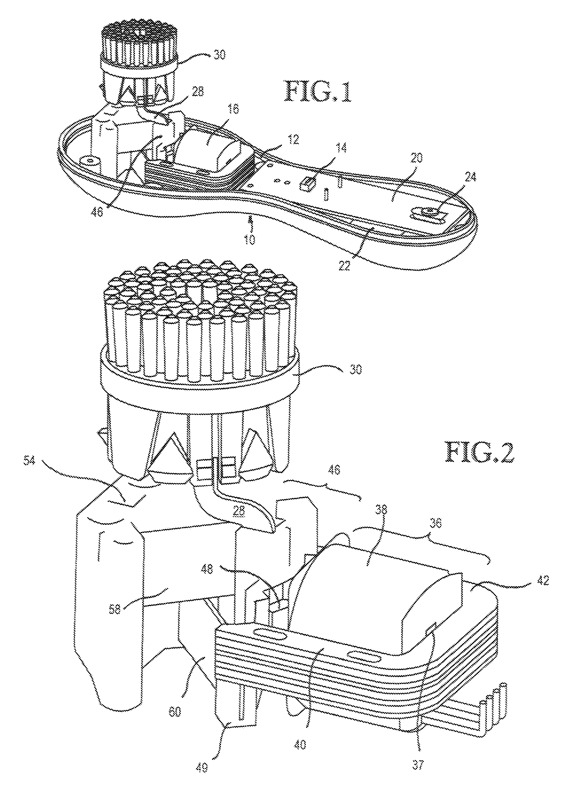 Oscillating motor for a personal care appliance