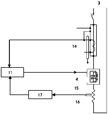 A structure of electric heating anti-icing/de-icing control system for aircraft model