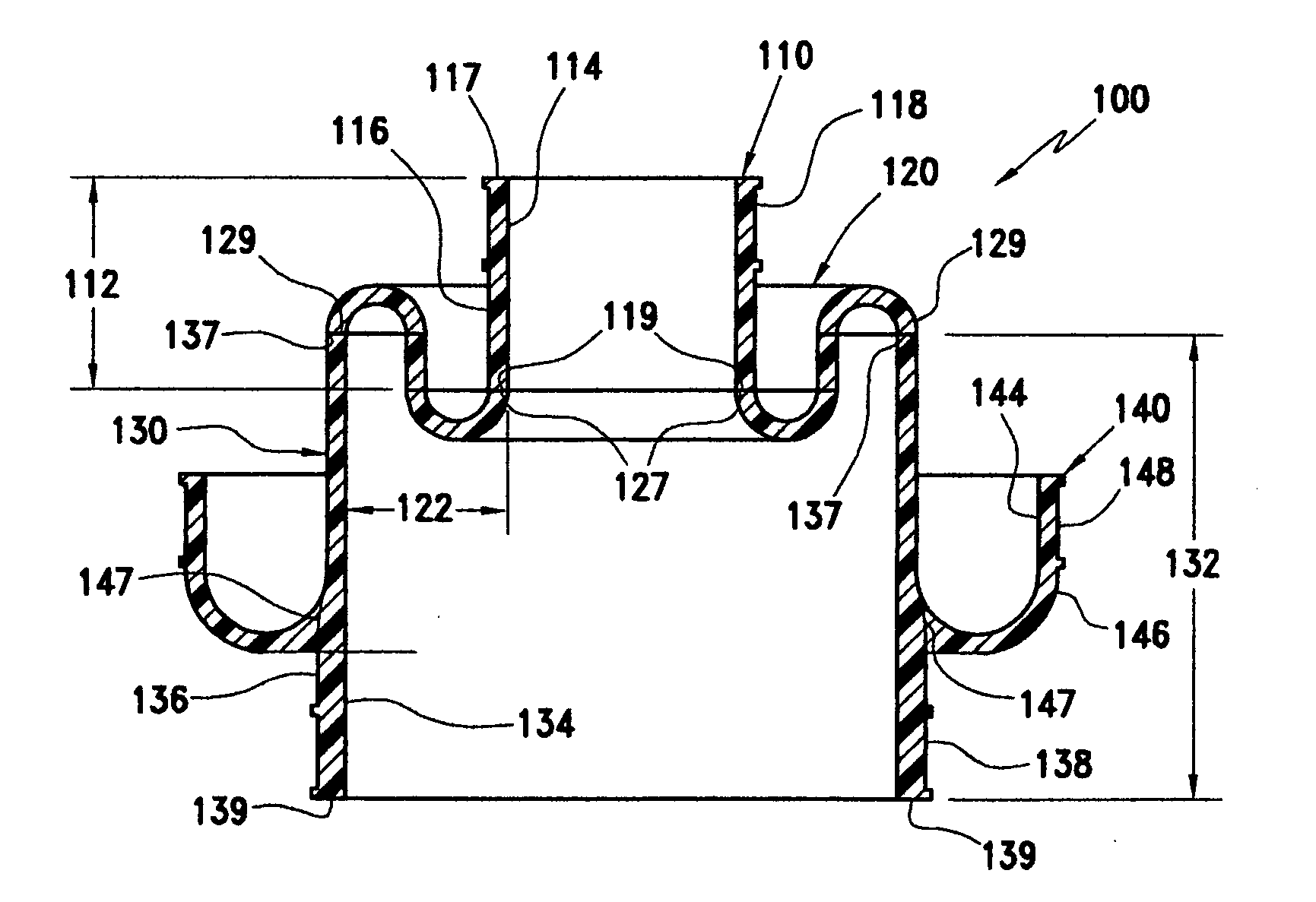 Inverted flange flex boot