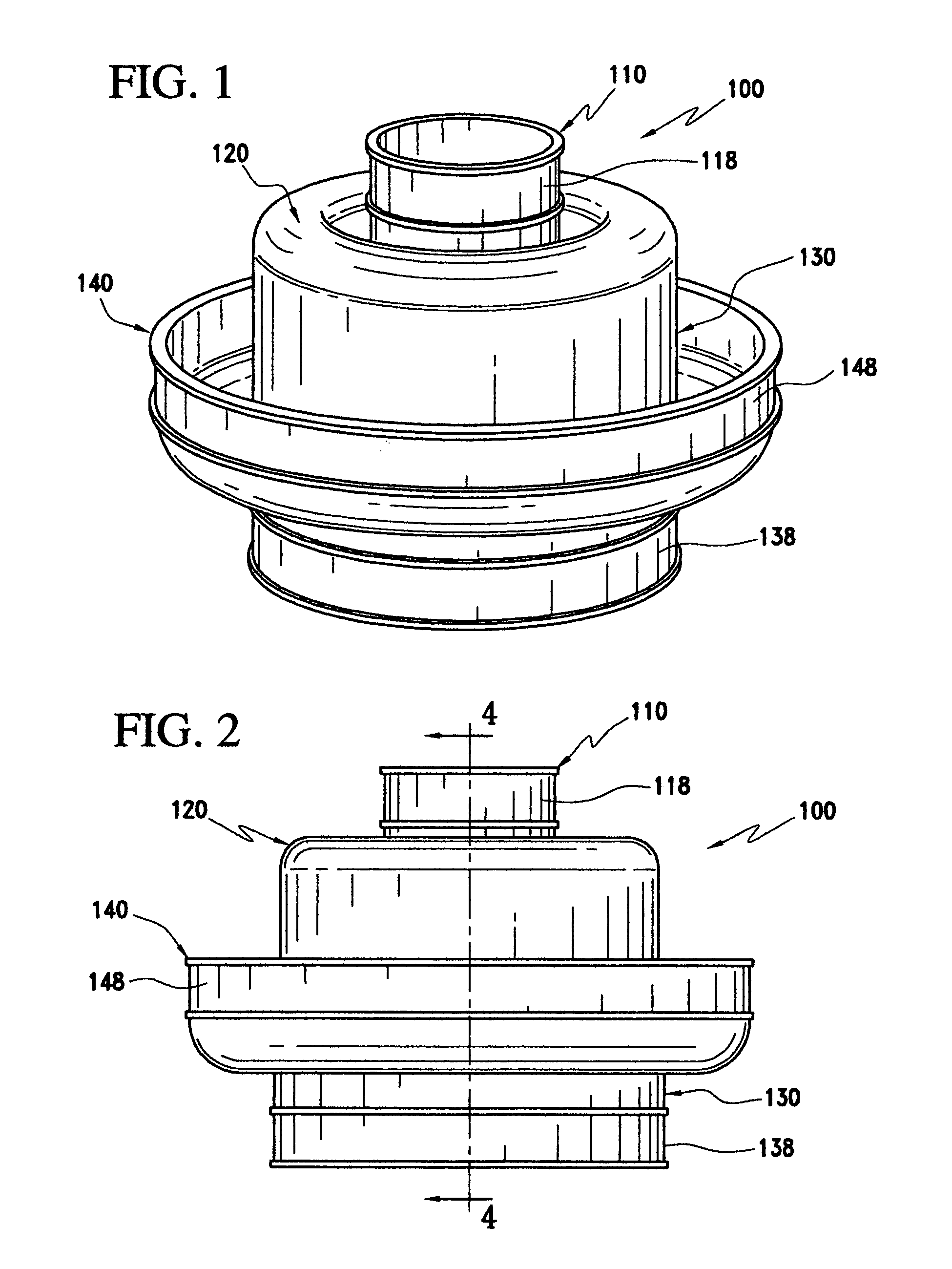 Inverted flange flex boot