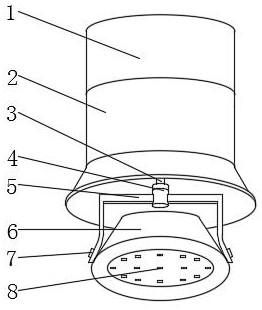 Rotatable LED lamp holder