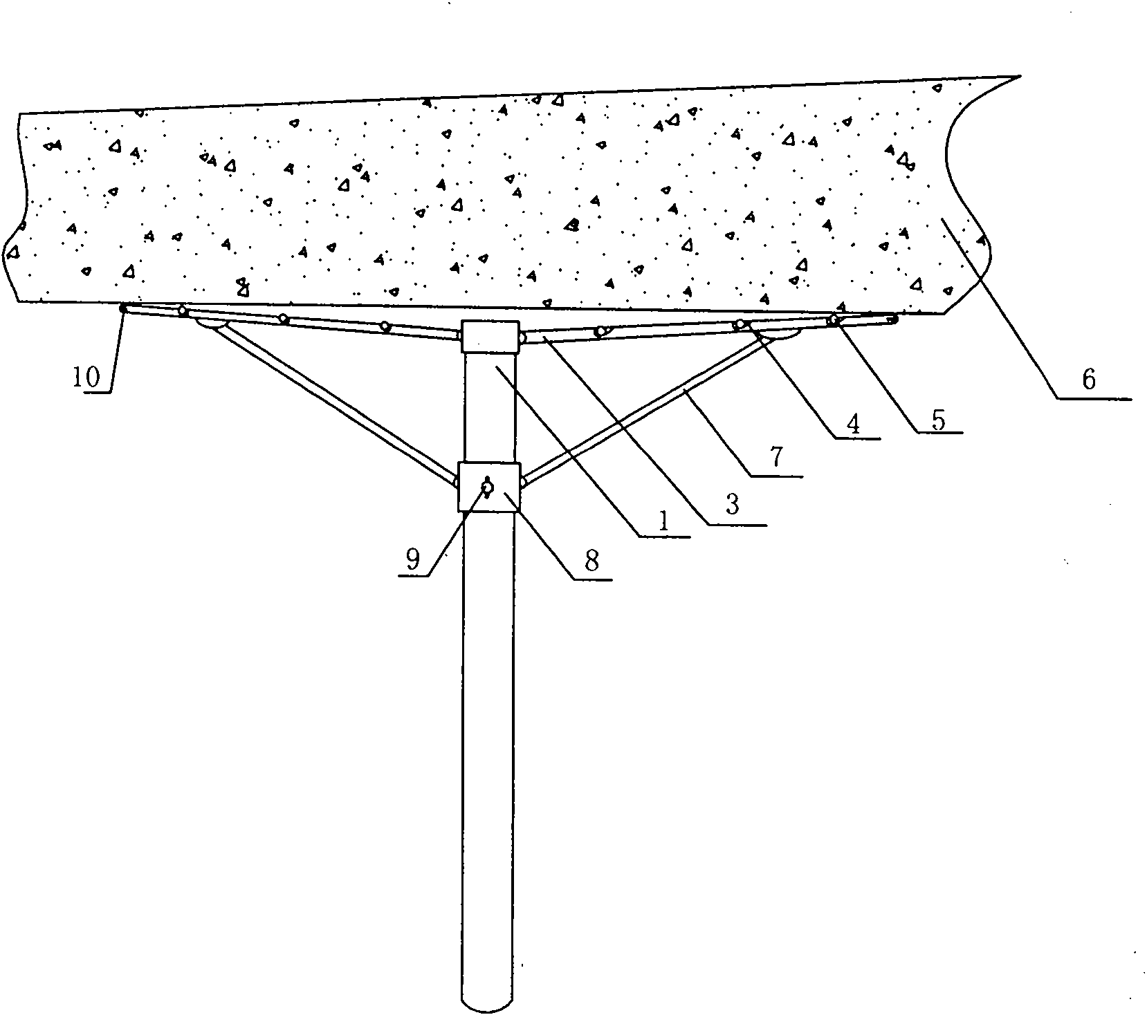 Transmitting antenna device of transient electromagnetic equipment