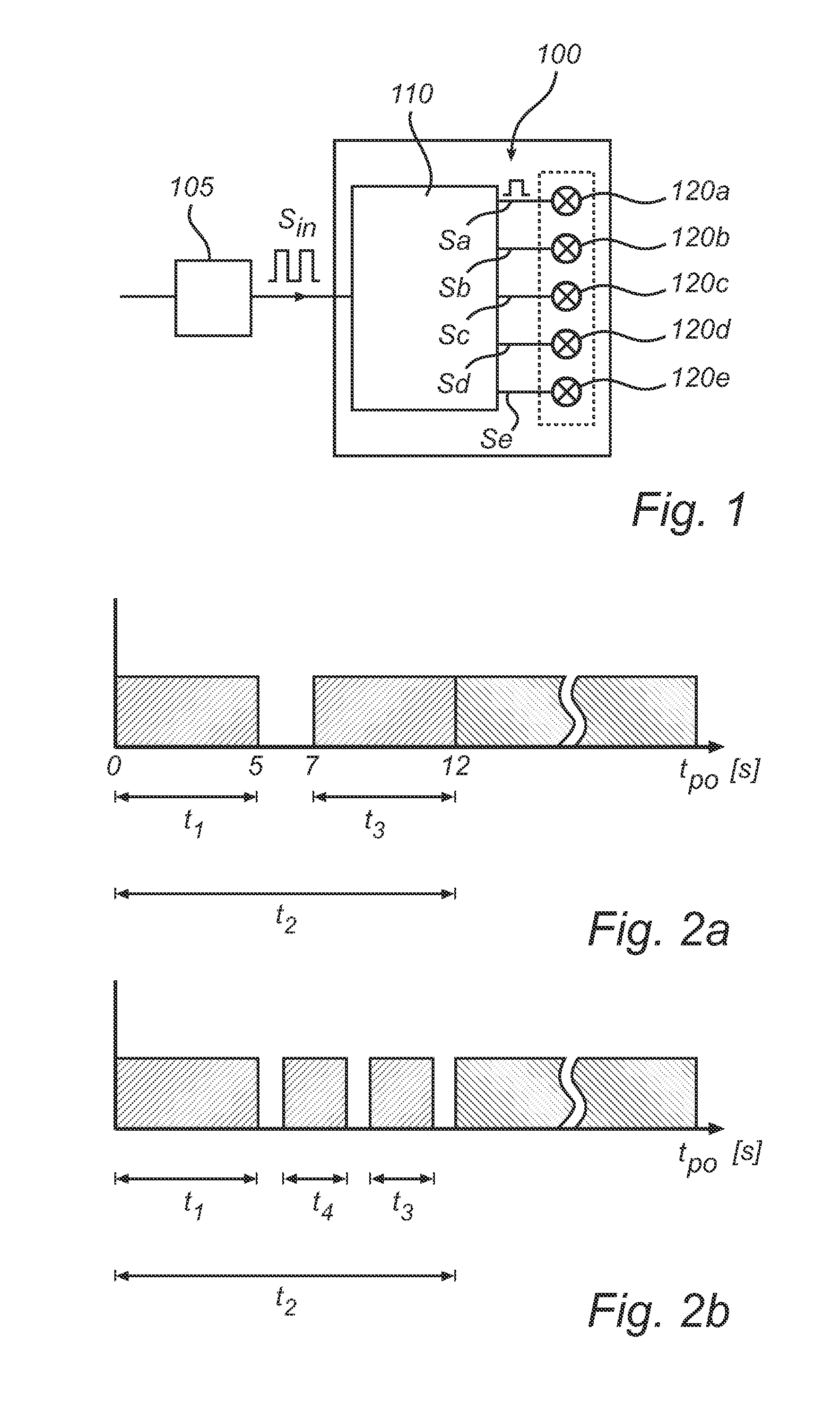 Lamp unit with a plurality of light source and toggle remote control method for selecting a drive setting therefor