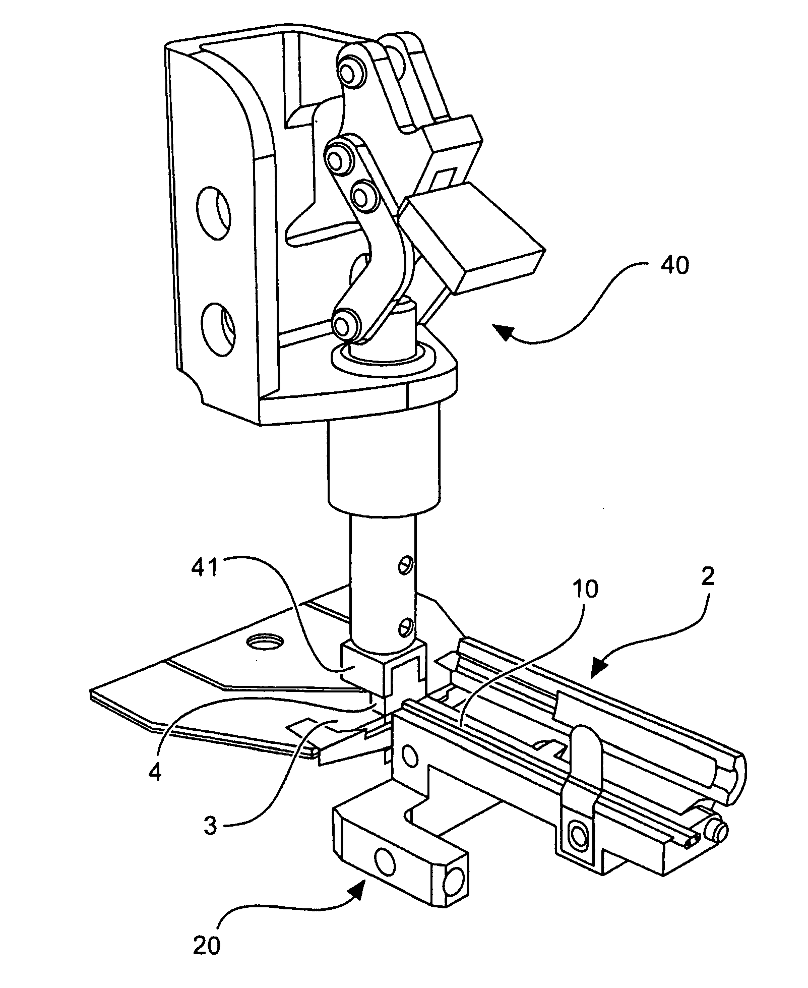 Device and a method for the reversible mechanical fixing and electrical contacting of electric conductors