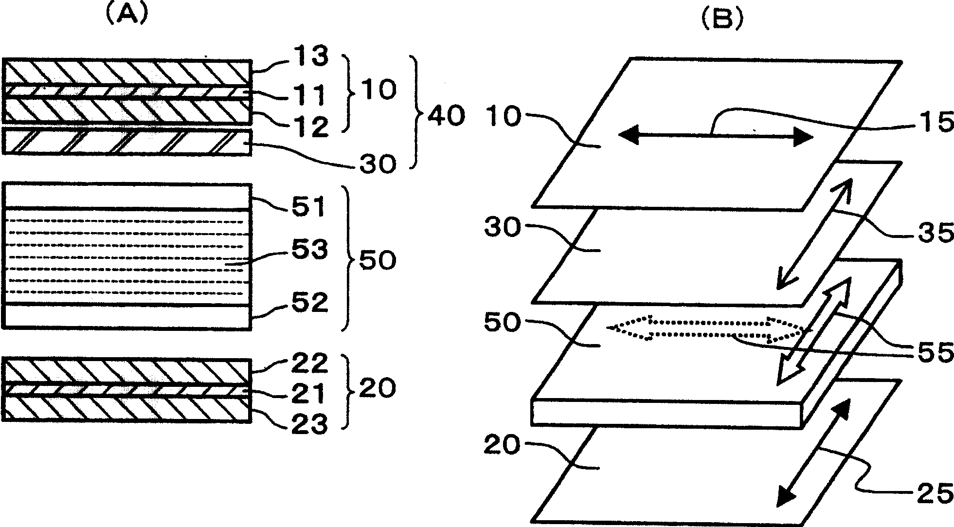 Liquid crystal display device and polarizing disc combination therefor