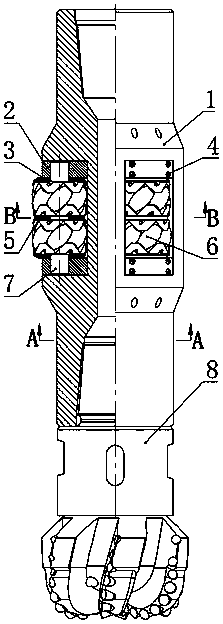 Universal wheel near bit stabilizer