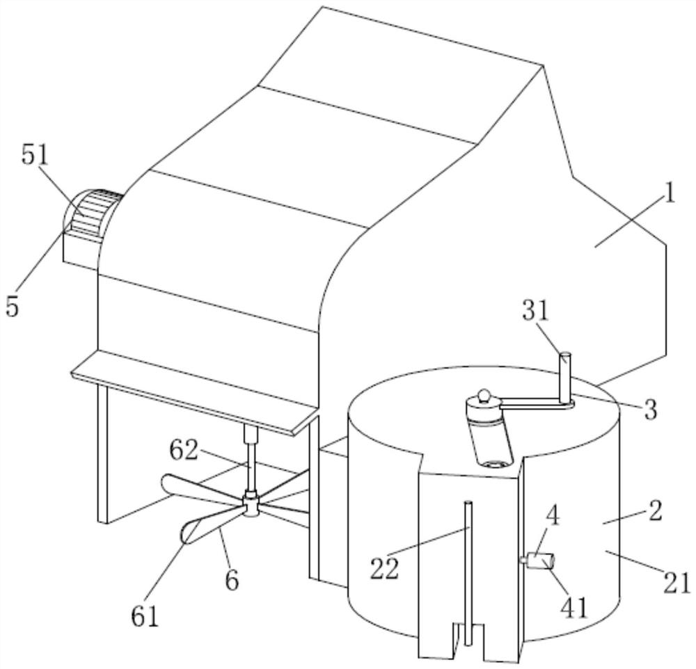 Forage feeding device for aquatic product breeding in ecological agriculture