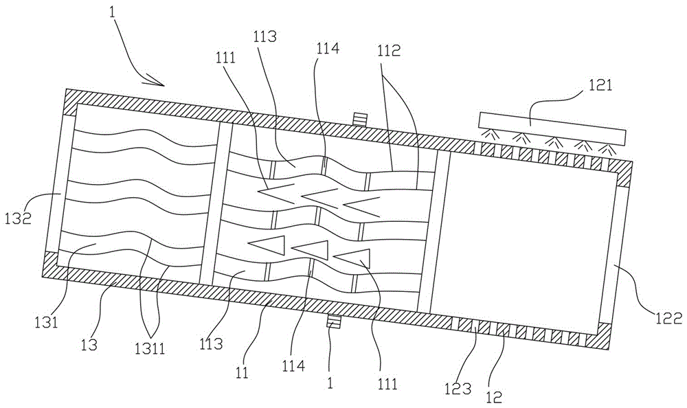 System for industrially treating silt residue soil
