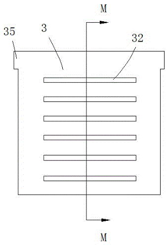 Spliced detecting device capable of measuring dissolved oxygen at mud-water interface in situ on large scale and detecting method thereof