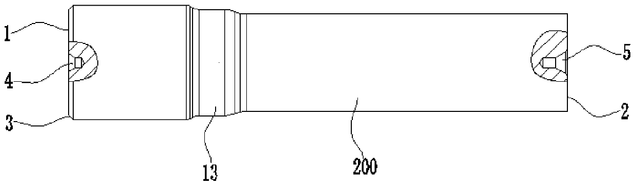 A washing machine shaft and its processing method