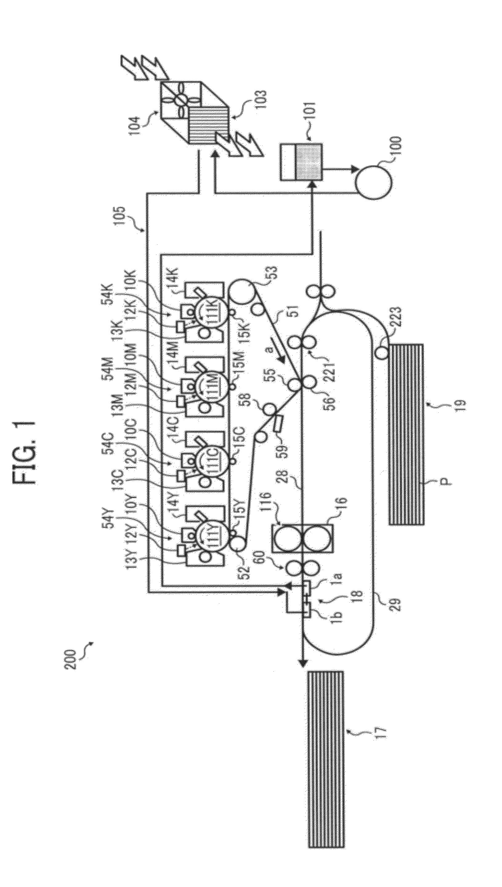 Cooling device and image forming apparatus including same
