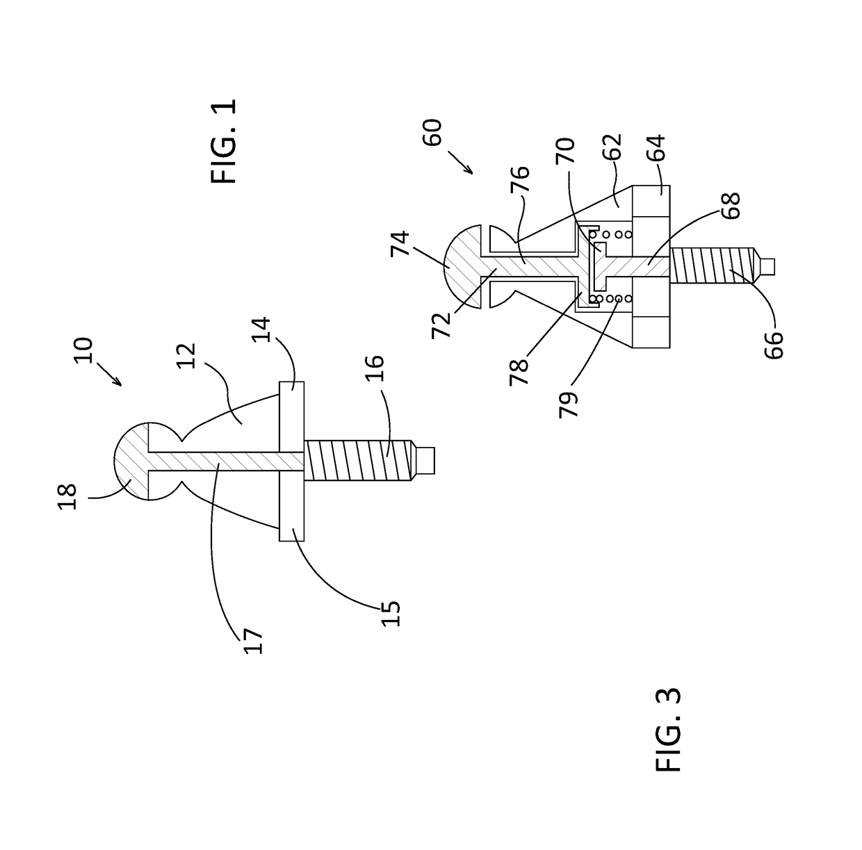 Ball stud strategy for hand-replaceable components requiring electric power