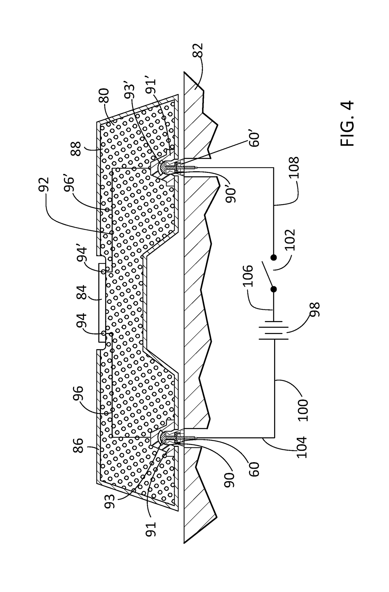 Ball stud strategy for hand-replaceable components requiring electric power