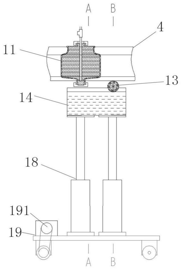 Track coating device and process method