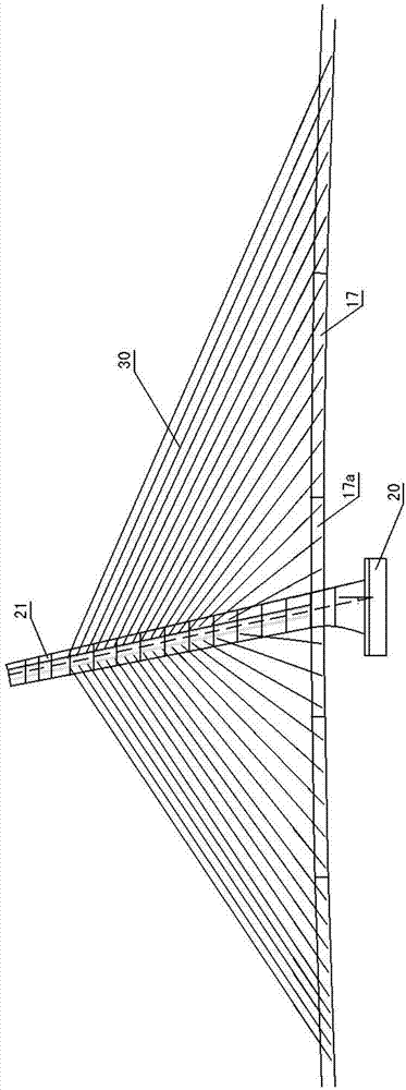 Method and steel pipe support for construction of arch tower of inclined arch tower double-cable-plane prestressed concrete cable-stayed bridge