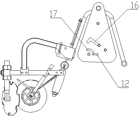 Mulch applicator special for tobacco field