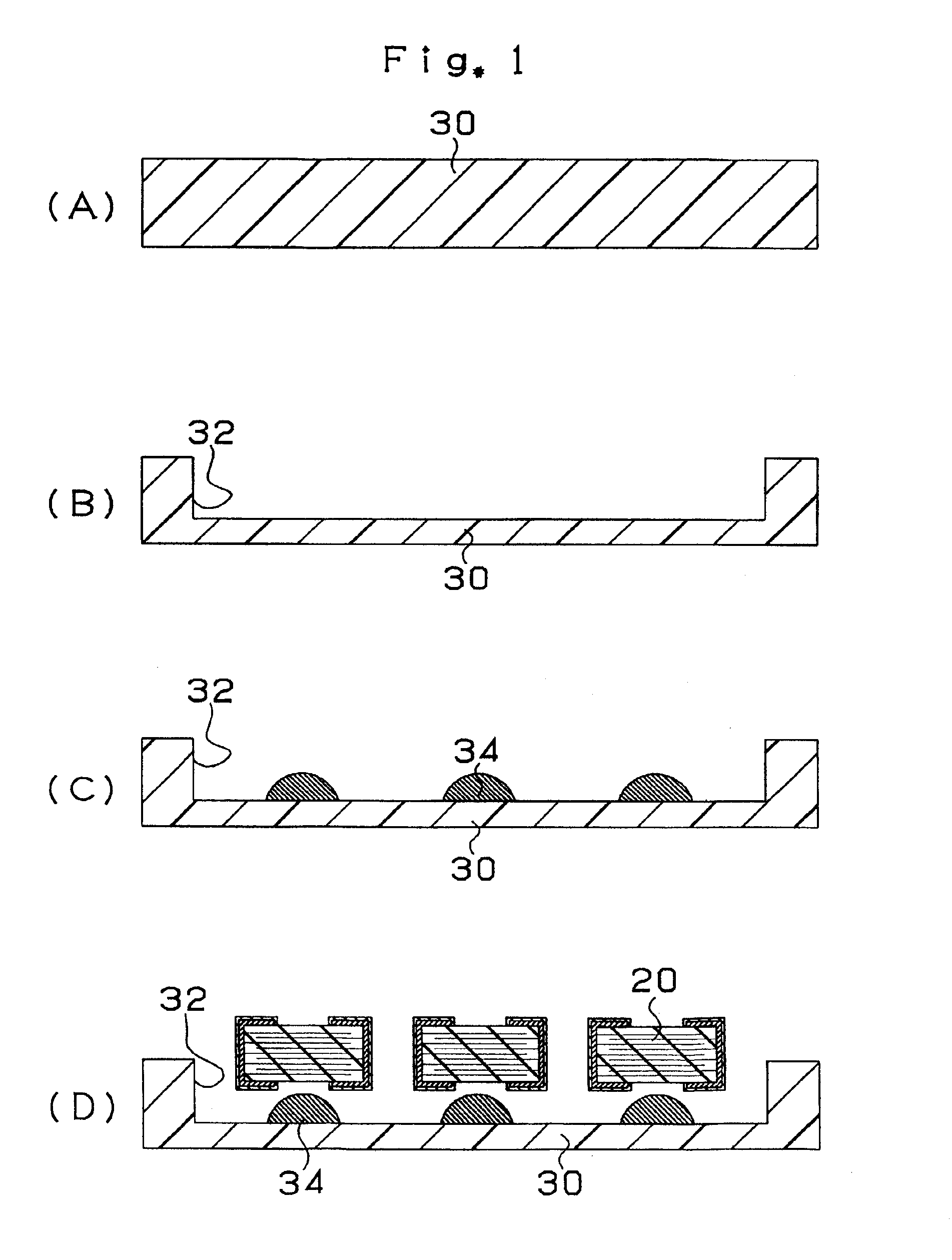 Printing wiring board and method of producing the same and capacitor to be contained in printed wiring board