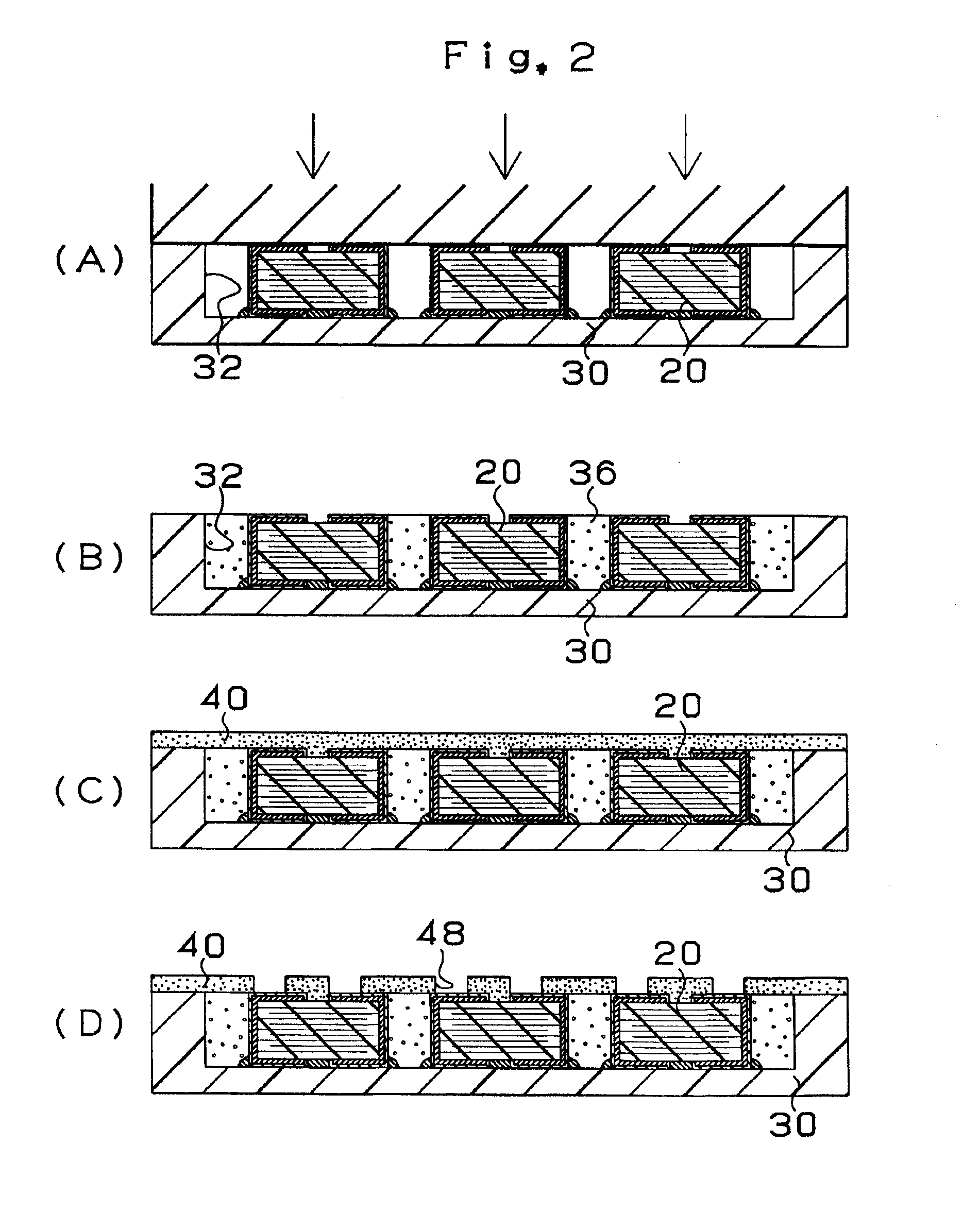 Printing wiring board and method of producing the same and capacitor to be contained in printed wiring board