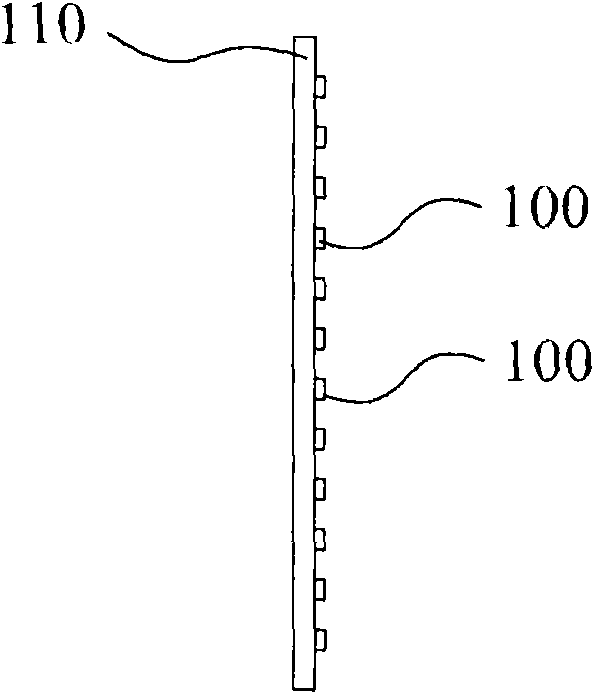 Method for improving uniform distribution of light sources and structure thereof