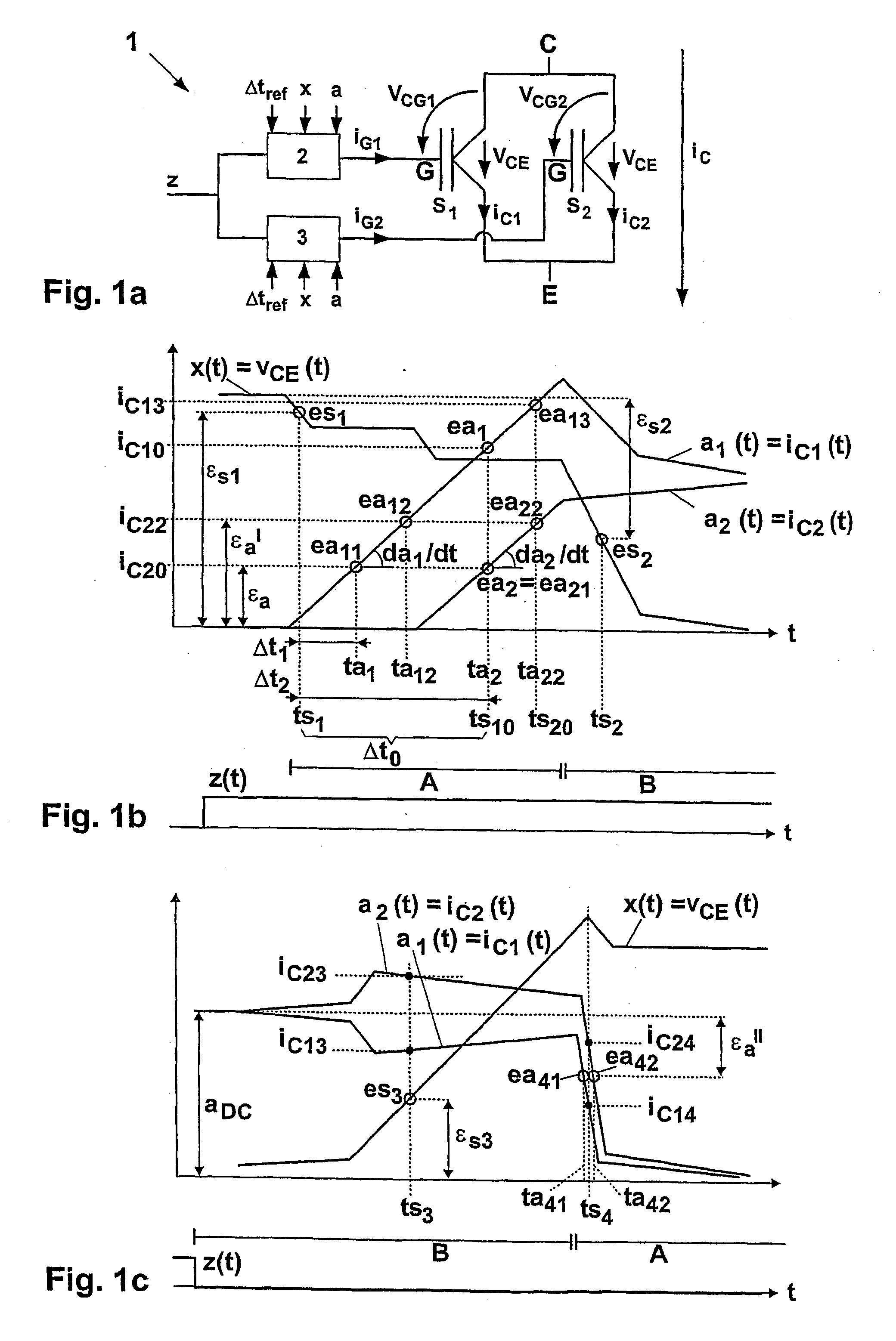 Method for the dynamic balancing of series- and parallel-wired power semiconductor circuits