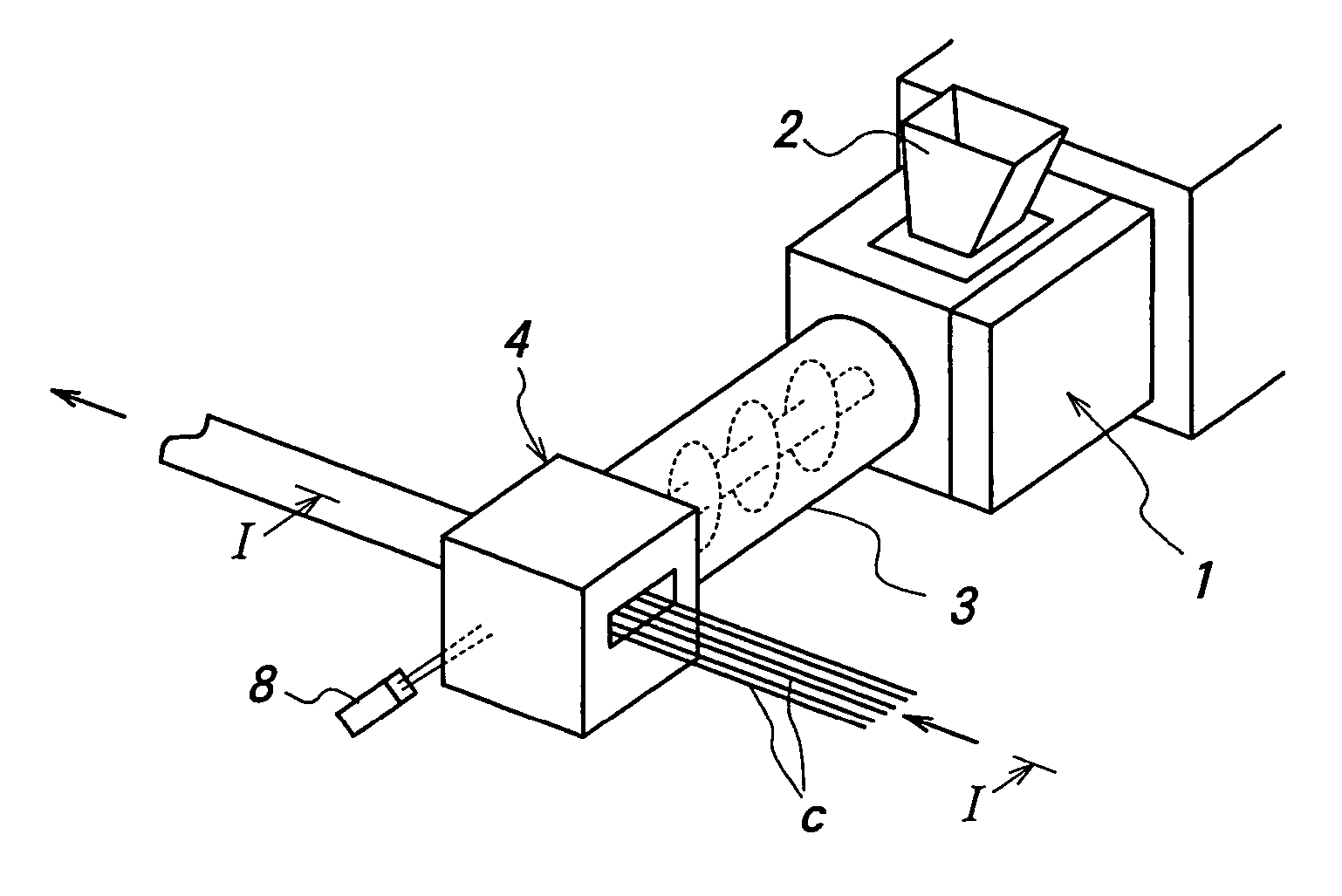 Apparatus for coating belt cord with rubber
